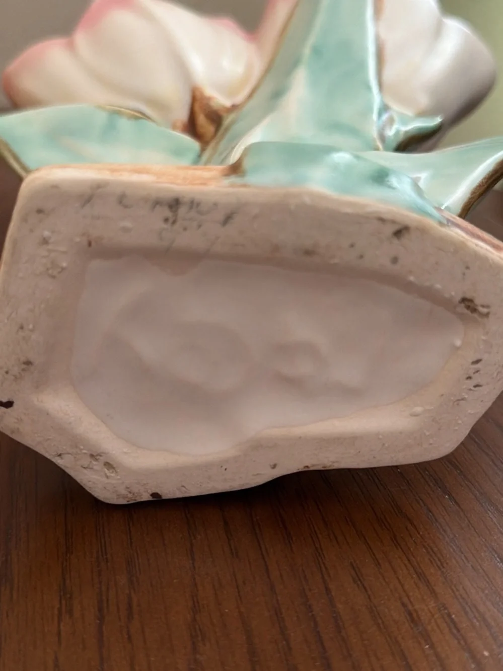 McCoy vintage 40s Tulip flower pottery vase